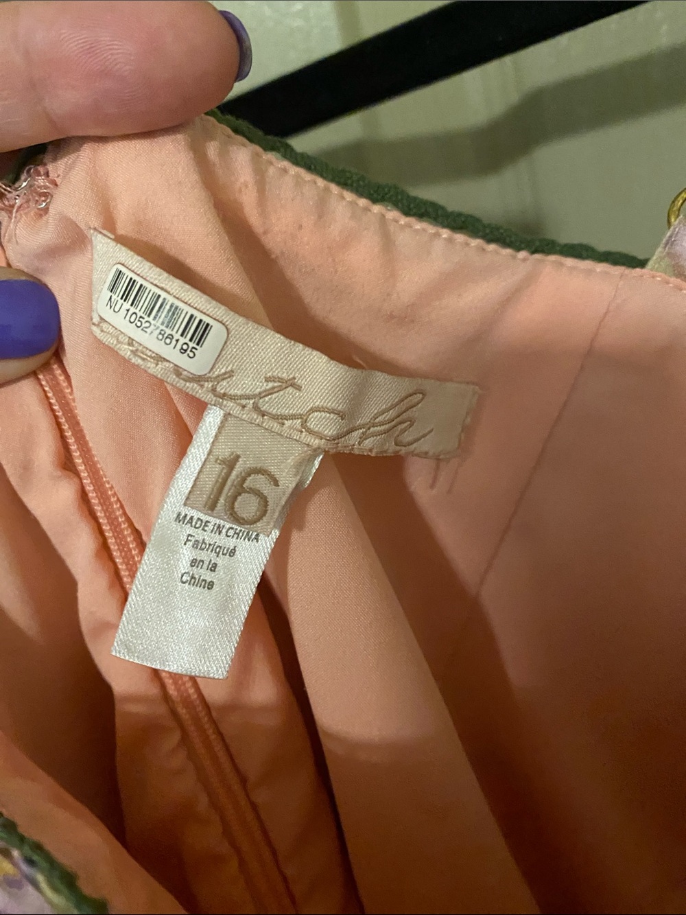 Hutch Floral Mini Dress in Purple, Orange, Pink - Picture 2 of 8